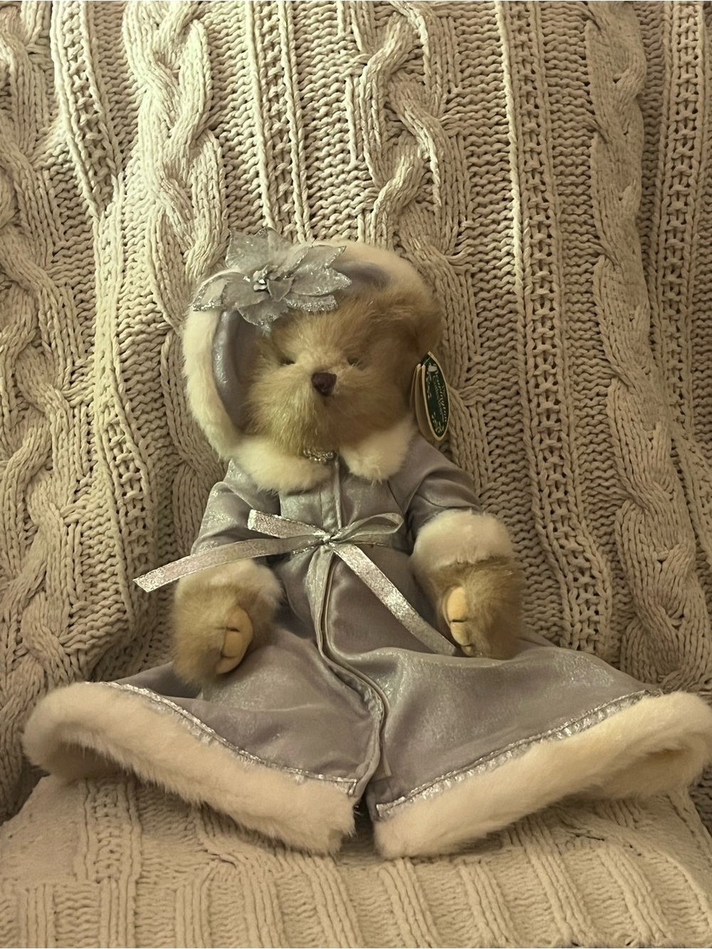 The Bearington Collection Cecilia #1102 Plush Girl Jointed Bear Excellent